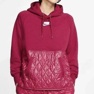 Nike Sportswear Fleece Quilted Hoodie‎